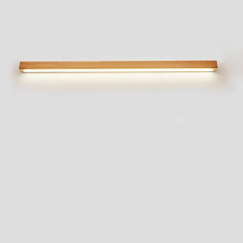 Japanese Simple Solid Wood Strip LED Wall Sconce Lamp Cuvalon