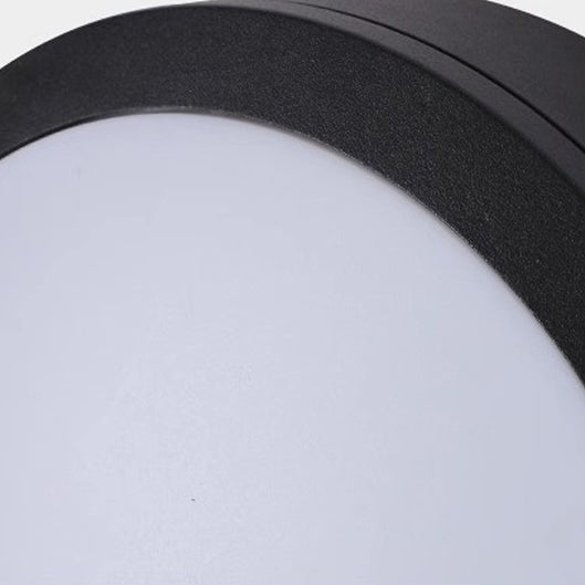 Modern Minimalist Waterproof Round Aluminum Acrylic LED Outdoor Flush Mount Ceiling Light For Garden Cuvalon
