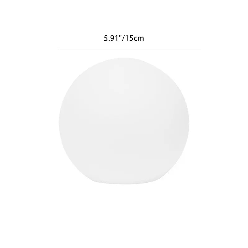 Modern Minimalist Solar Waterproof Globe Plastic PE LED Outdoor Lawn Landscape Light For Garden Cuvalon