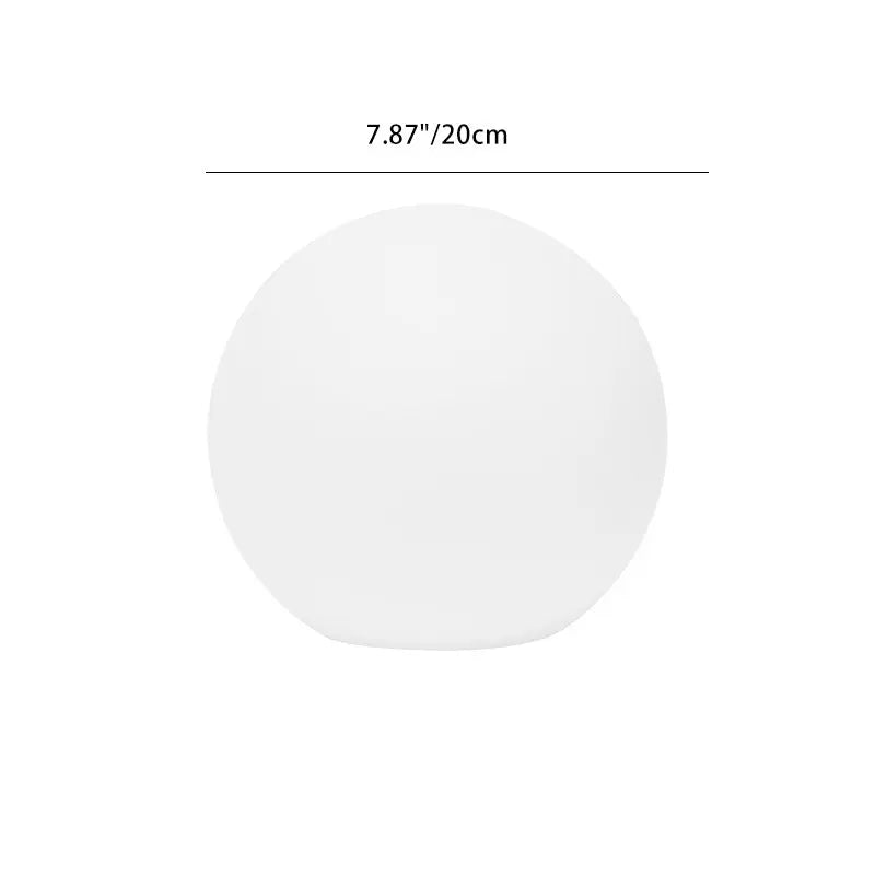 Modern Minimalist Solar Waterproof Globe Plastic PE LED Outdoor Lawn Landscape Light For Garden Cuvalon
