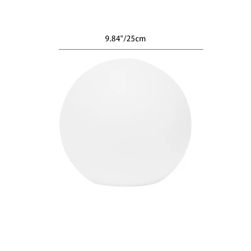 Modern Minimalist Solar Waterproof Globe Plastic PE LED Outdoor Lawn Landscape Light For Garden Cuvalon