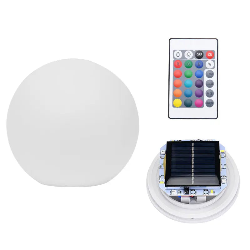 Modern Minimalist Solar Waterproof Globe Plastic PE LED Outdoor Lawn Landscape Light For Garden Cuvalon