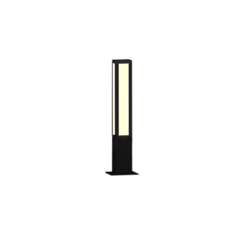 Modern Minimalist Waterproof Rectangle Galvanized Steel Acrylic LED Outdoor Light For Garden Cuvalon