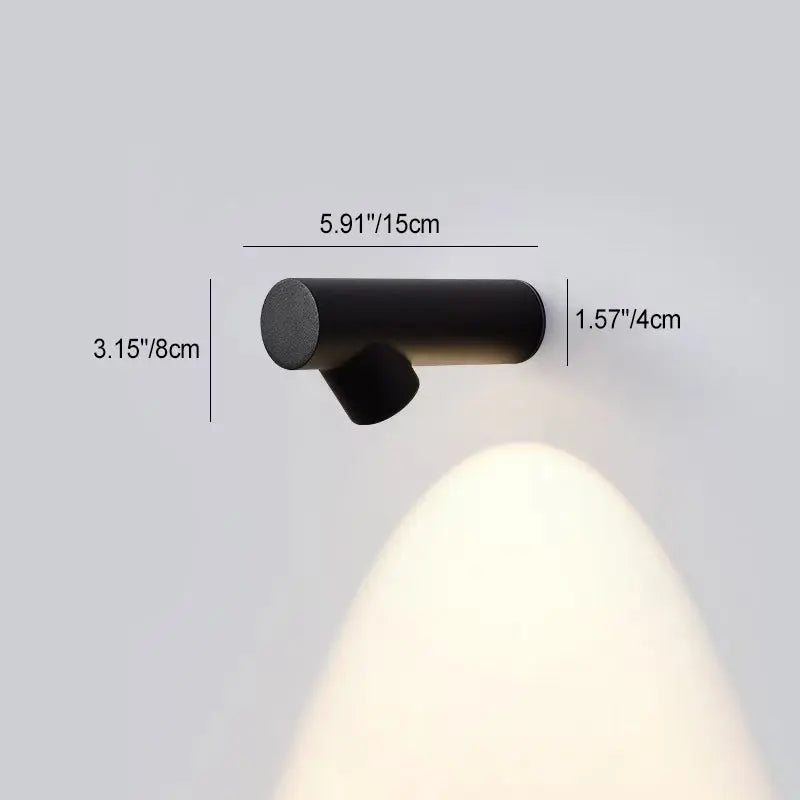 Modern Minimalist Aluminum Bamboo Knot LED Waterproof Wall Sconce Lamp For Outdoor Patio Cuvalon