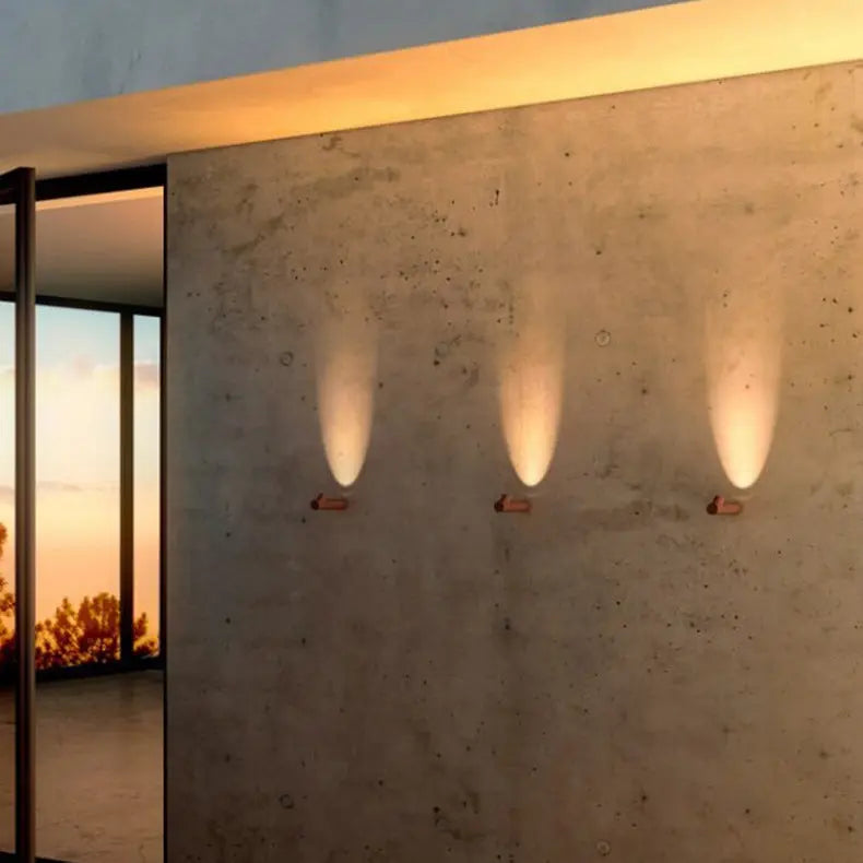 Modern Minimalist Aluminum Bamboo Knot LED Waterproof Wall Sconce Lamp For Outdoor Patio Cuvalon