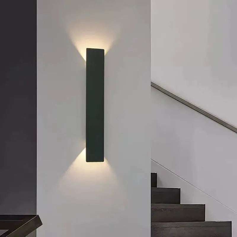 Modern Minimalist Long Strip Aluminum Acrylic LED Waterproof Wall Sconce Lamp For Outdoor Patio Cuvalon
