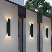 Modern Minimalist Long Strip Aluminum Acrylic LED Waterproof Wall Sconce Lamp For Outdoor Patio Cuvalon