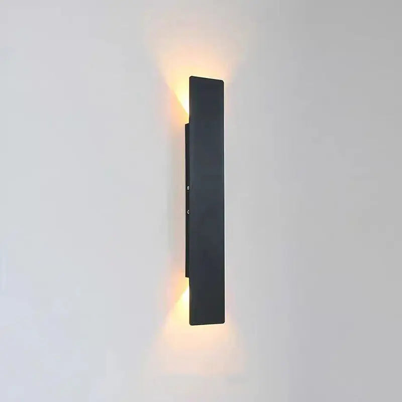 Modern Minimalist Long Strip Aluminum Acrylic LED Waterproof Wall Sconce Lamp For Outdoor Patio Cuvalon