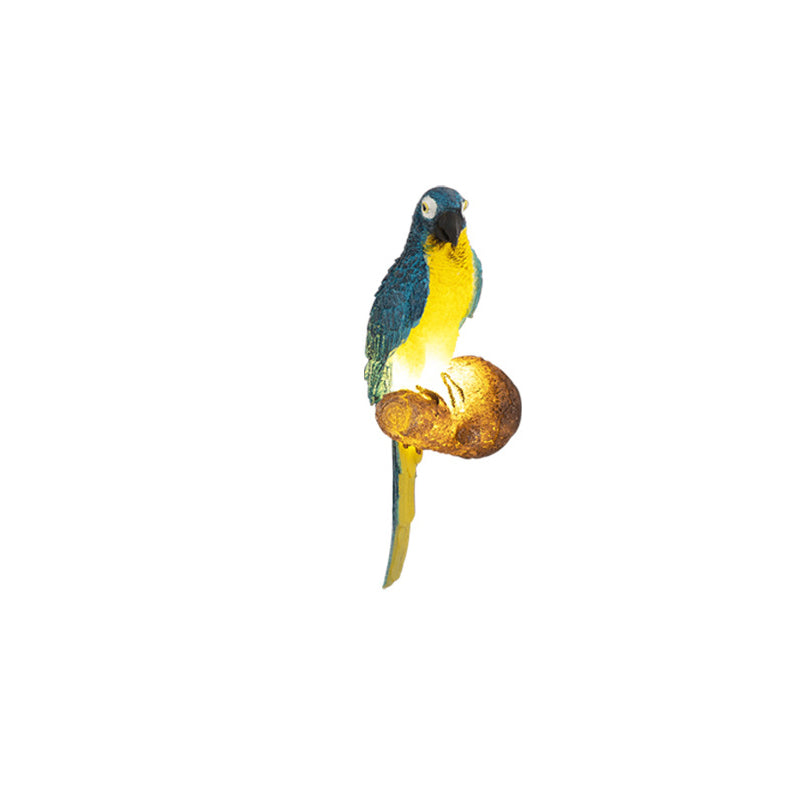 Contemporary Creative Resin Imitation Animal Toucan Owl Waterproof LED Wall Sconce Lamp For Outdoor Patio Cuvalon