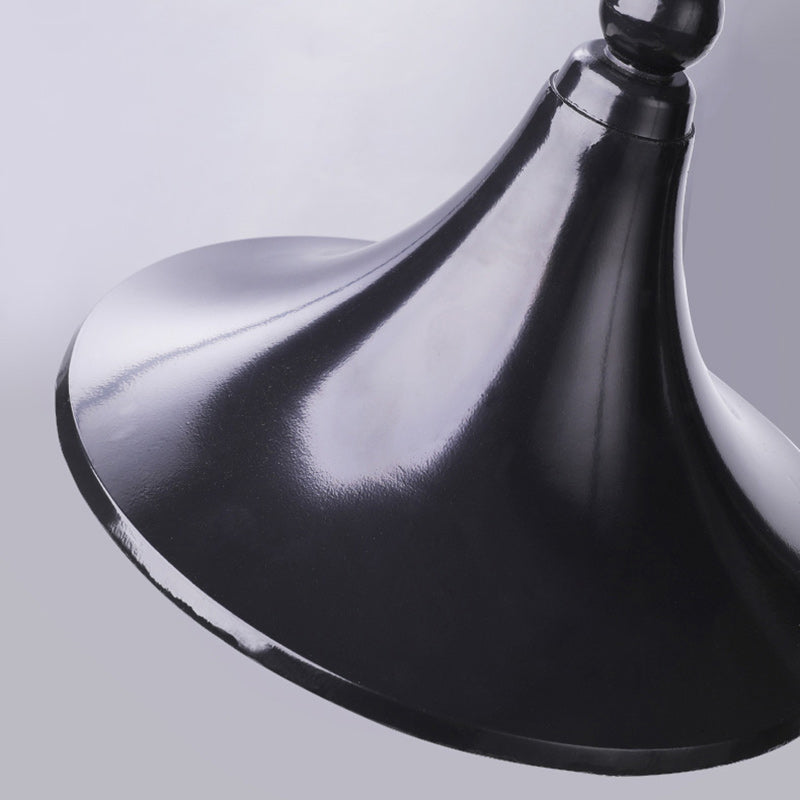 Contemporary Industrial Waterproof Horn Shape Round Cone Aluminum Acrylic 1-Light Wall Sconce Lamp For Outdoor Cuvalon