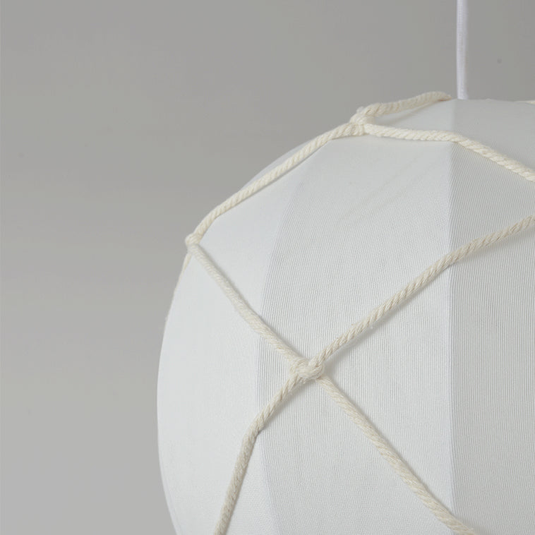 Modern Minimalist Kids Hot Air Balloon Fabric Iron Rattan Weaving 1-Light Pendant Light for Bedroom Cuvalon