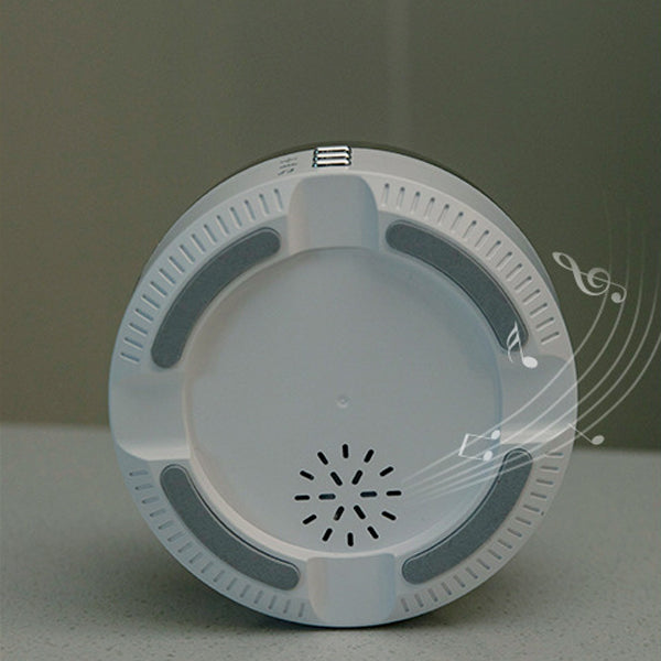 Contemporary Creative Bluetooth Round ABS PC PVC USB LED Kids Night Light For Bedroom Cuvalon