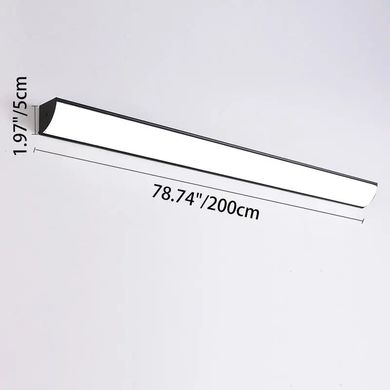 Modern Minimalist Waterproof Rectangular Aluminum Acrylic LED Outdoor Wall Sconce Lamp For Garden Cuvalon