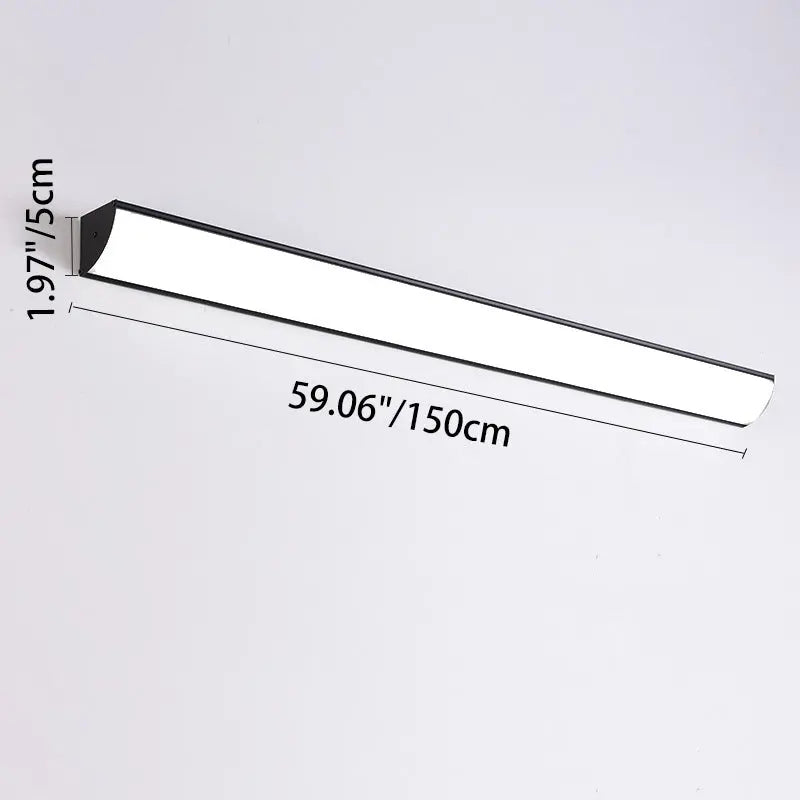 Modern Minimalist Waterproof Rectangular Aluminum Acrylic LED Outdoor Wall Sconce Lamp For Garden Cuvalon