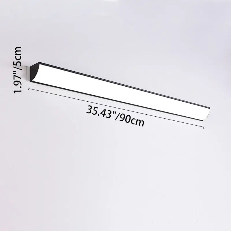 Modern Minimalist Waterproof Rectangular Aluminum Acrylic LED Outdoor Wall Sconce Lamp For Garden Cuvalon