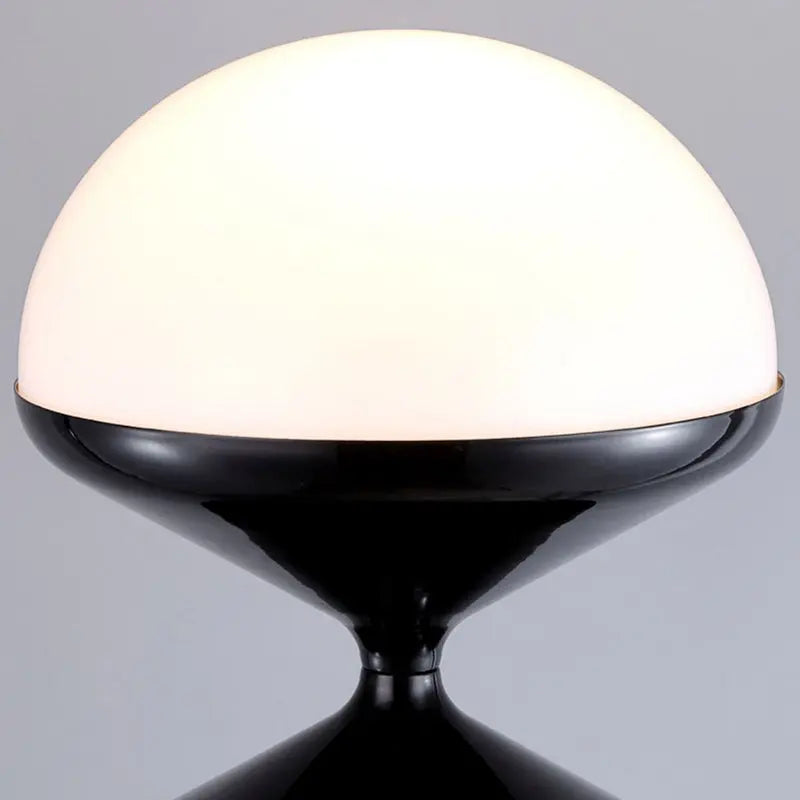 Contemporary Scandinavian Iron Acrylic Cream Round 1-Light Standing Floor Lamp For Bedroom Cuvalon