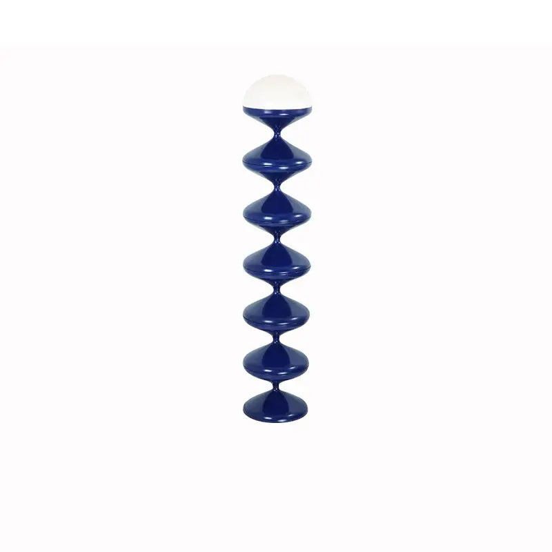 Contemporary Scandinavian Iron Acrylic Cream Round 1-Light Standing Floor Lamp For Bedroom Cuvalon