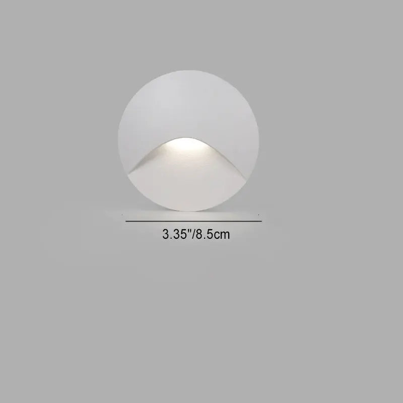 Modern Simplicity Round Square Waterproof Aluminum LED Wall Sconce Lamp For Outdoor Patio Cuvalon