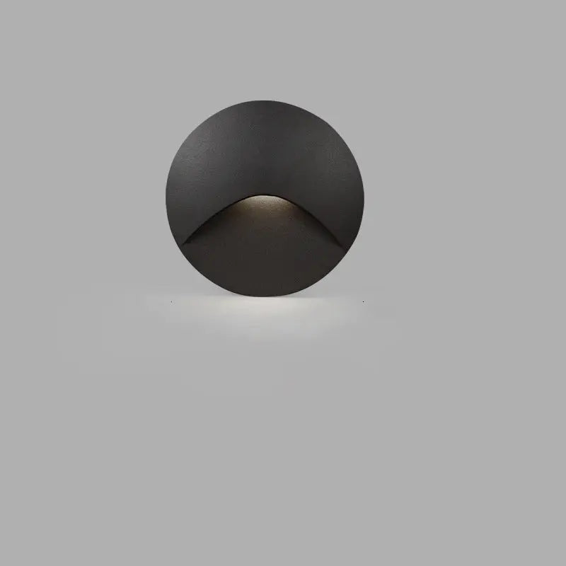Modern Simplicity Round Square Waterproof Aluminum LED Wall Sconce Lamp For Outdoor Patio Cuvalon
