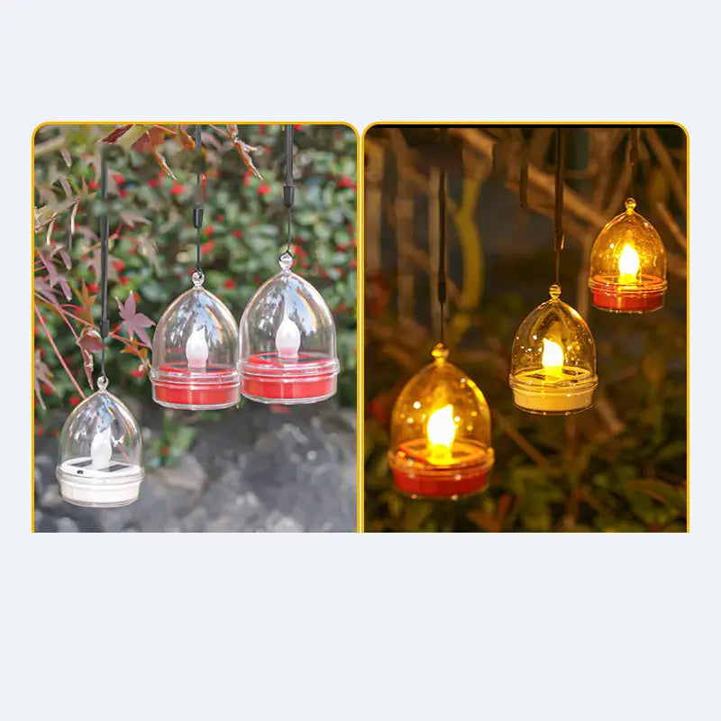 Modern Simplicity Solar Waterproof ABS Silica Candle Round Heart LED Landscape Lighting Outdoor Light For Garden Cuvalon