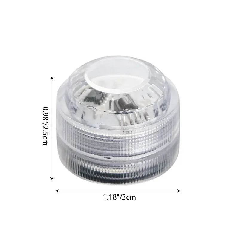 Modern Simplicity Waterproof Battery PS Round Underwater LED Landscape Lighting Outdoor Light For Outdoor Patio Cuvalon