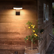 Modern Minimalist Waterproof Rotatable Aluminum PC Square Round LED Wall Sconce Lamp For Outdoor Patio Cuvalon