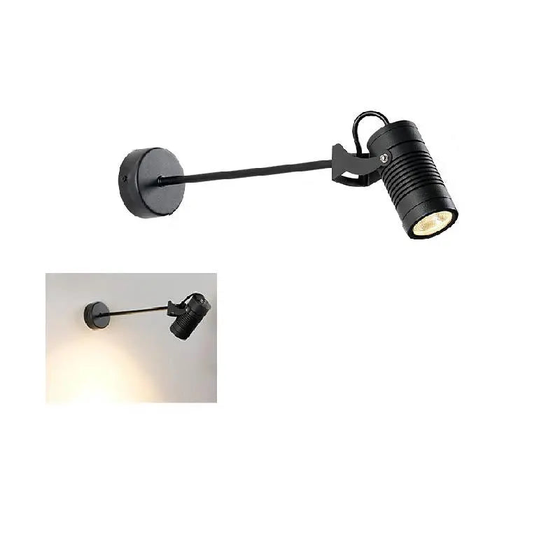 Modern Simplicity Waterproof Aluminum Iron Adjustable Cylinder Long Pole LED Wall Sconce Lamp For Outdoor Patio Cuvalon