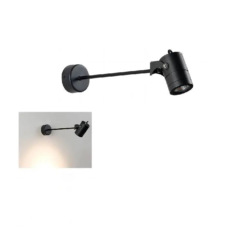 Modern Simplicity Waterproof Aluminum Iron Adjustable Cylinder Long Pole LED Wall Sconce Lamp For Outdoor Patio Cuvalon