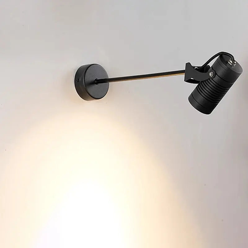 Modern Simplicity Waterproof Aluminum Iron Adjustable Cylinder Long Pole LED Wall Sconce Lamp For Outdoor Patio Cuvalon