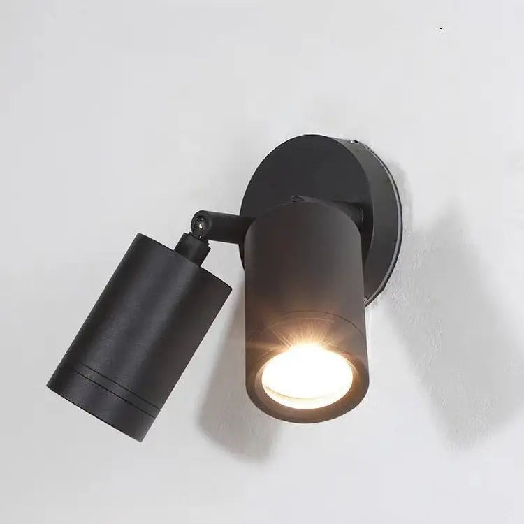 Modern Simplicity Waterproof Aluminum Iron Adjustable Cylinder Long Pole LED Wall Sconce Lamp For Outdoor Patio Cuvalon