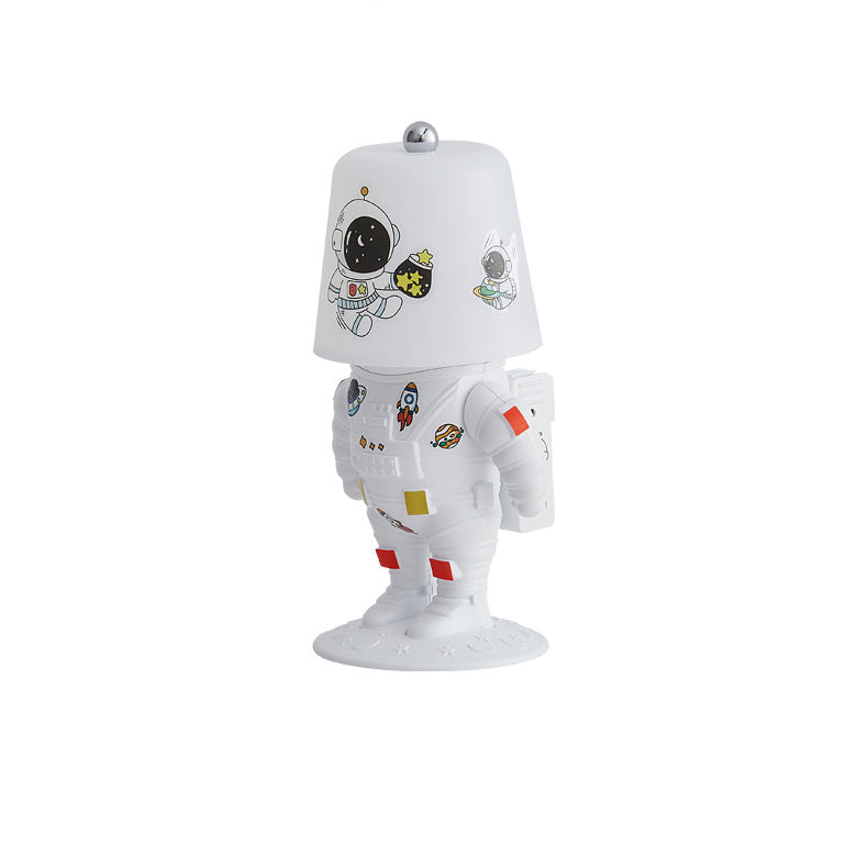 Contemporary Creative ABS PS Astronaut Lunar Kids Rechargeable LED Table Lamp Night Light For Bedroom Cuvalon
