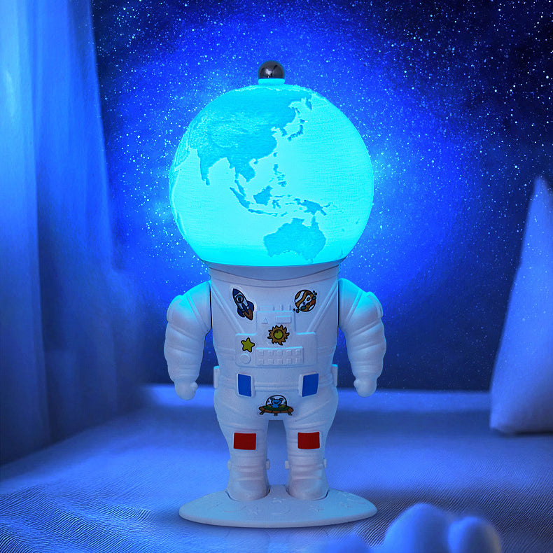 Contemporary Creative ABS PS Astronaut Lunar Kids Rechargeable LED Table Lamp Night Light For Bedroom Cuvalon