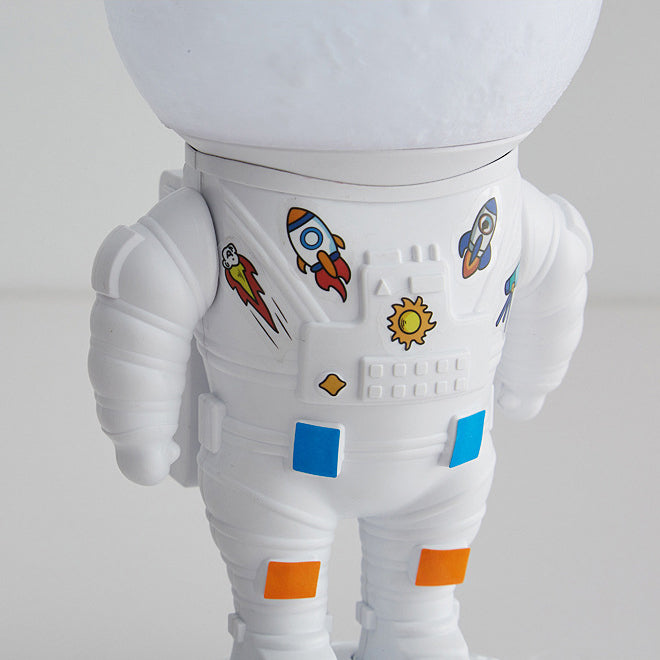 Contemporary Creative ABS PS Astronaut Lunar Kids Rechargeable LED Table Lamp Night Light For Bedroom Cuvalon