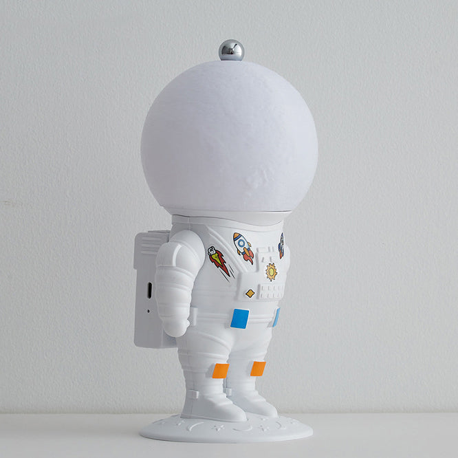 Contemporary Creative ABS PS Astronaut Lunar Kids Rechargeable LED Table Lamp Night Light For Bedroom Cuvalon