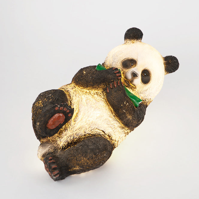 Modern Art Deco Solar Waterproof Resin Fiberglass Imitation Panda Bamboo Shoot LED Outdoor Light Landscape Lighting For Garden Cuvalon
