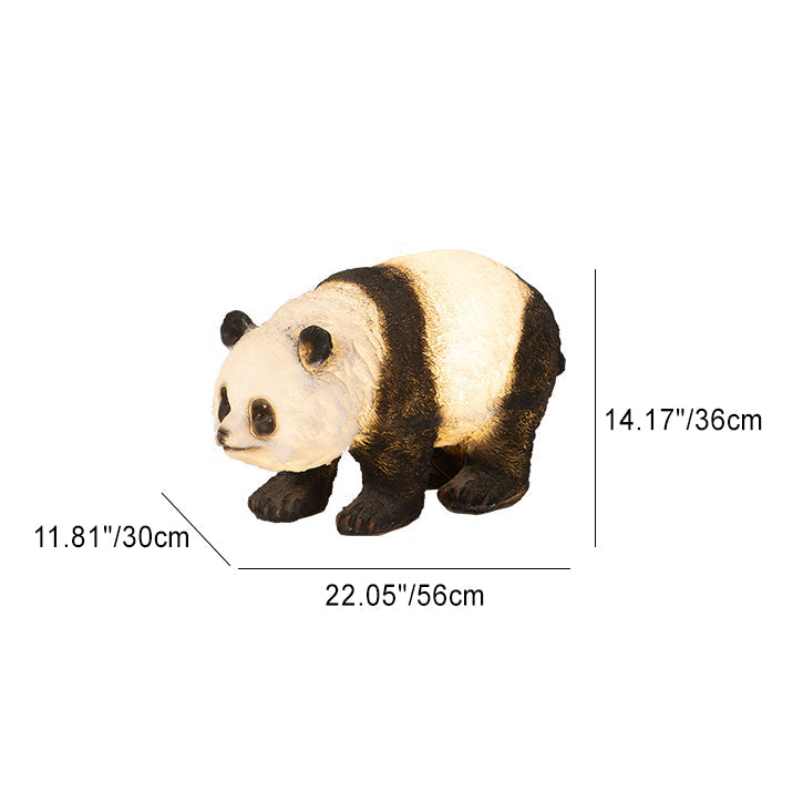 Modern Art Deco Solar Waterproof Resin Fiberglass Imitation Panda Bamboo Shoot LED Outdoor Light Landscape Lighting For Garden Cuvalon