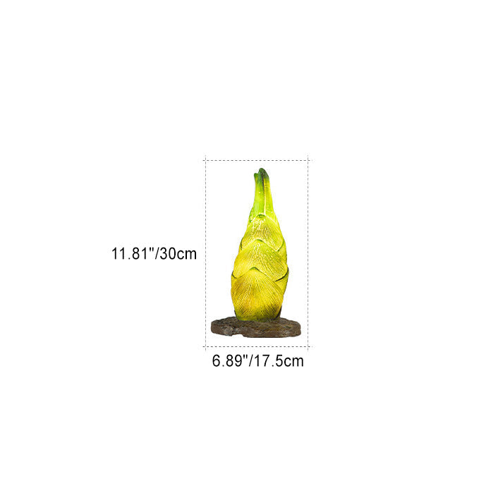 Modern Art Deco Solar Waterproof Resin Fiberglass Imitation Panda Bamboo Shoot LED Outdoor Light Landscape Lighting For Garden Cuvalon