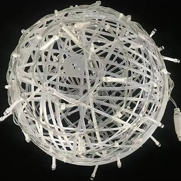 Modern Art Deco Waterproof PVC Hanging Ball Decoration LED Outdoor Pendant Light Outdoor Light For Garden Cuvalon