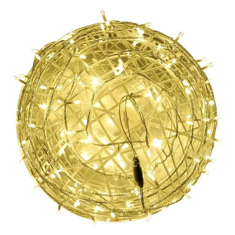 Modern Art Deco Waterproof PVC Hanging Ball Decoration LED Outdoor Pendant Light Outdoor Light For Garden Cuvalon