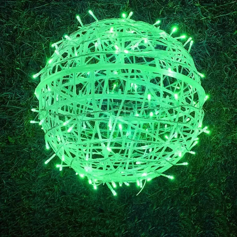 Modern Art Deco Waterproof PVC Hanging Ball Decoration LED Outdoor Pendant Light Outdoor Light For Garden Cuvalon