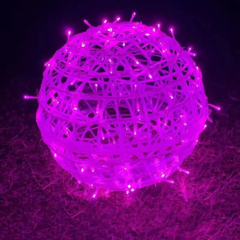 Modern Art Deco Waterproof PVC Hanging Ball Decoration LED Outdoor Pendant Light Outdoor Light For Garden Cuvalon