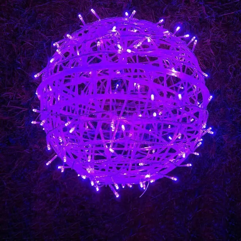 Modern Art Deco Waterproof PVC Hanging Ball Decoration LED Outdoor Pendant Light Outdoor Light For Garden Cuvalon