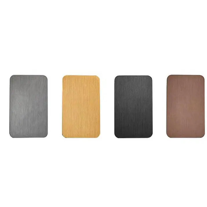 Nordic Minimalist Aluminum Rectangular Flat Panel 2-Light LED Wall Sconce Lamp Cuvalon