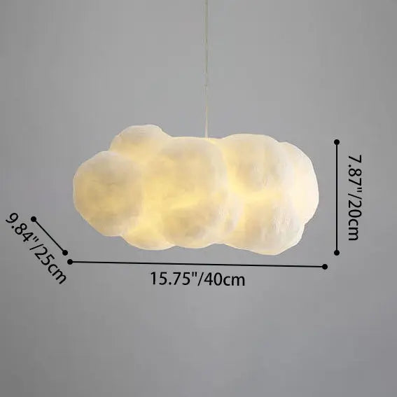 Floating Cloud 1-Light LED Pendant Light Cuvalon