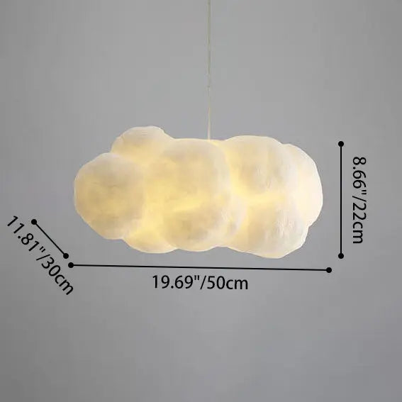 Floating Cloud 1-Light LED Pendant Light Cuvalon