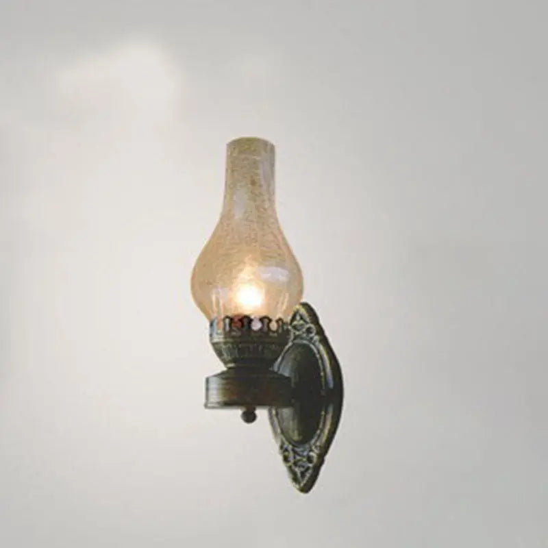 Retro Kerosene 1-Light Wall Sconce Lamps Cuvalon