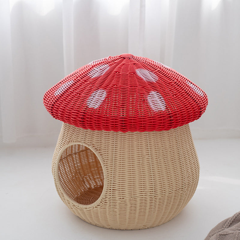 Contemporary Creative Cylindrical Mushroom-Shaped PP Cat Bed For Bedroom Cuvalon