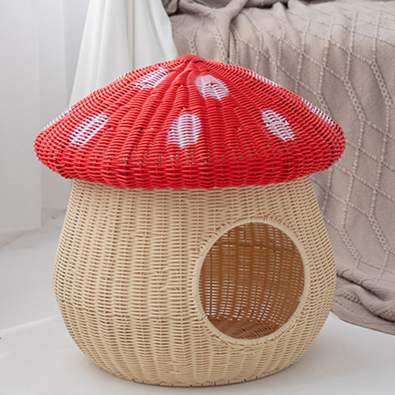 Contemporary Creative Cylindrical Mushroom-Shaped PP Cat Bed For Bedroom Cuvalon