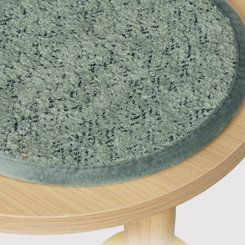 Contemporary Nordic Rectangular Cylindrical Particle Board Paper Tube Sisal Sherpa Fabric Velvet Cat Tree & Condo 2-Condo For Living Room Cuvalon