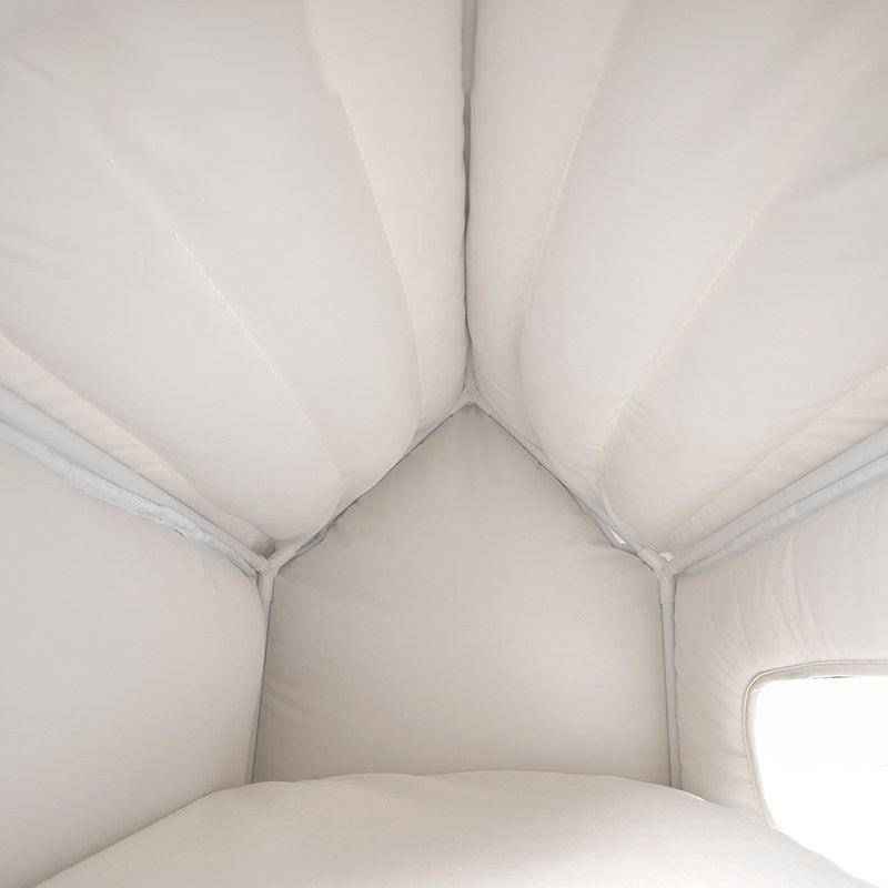 Modern Minimalist House Shaped Plastic Polyester Cotton PP Cotton Pet Waterproof Dog Bed Cat Bed For Bedroom Cuvalon